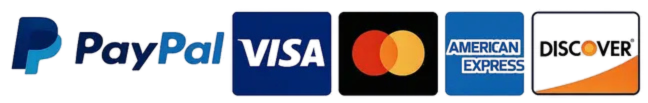 Payment Methods - PayPal and Major Cards